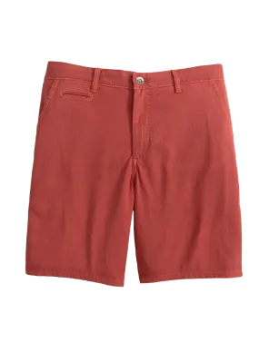 8" Nassau Cotton Blend Shorts Maliblu Red
