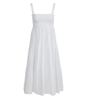 Helen Smocked Midi Dress