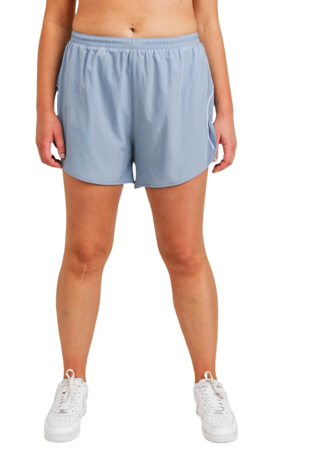 Mono B Striped Detail Active Dolphin Shorts AP2005 and Plus