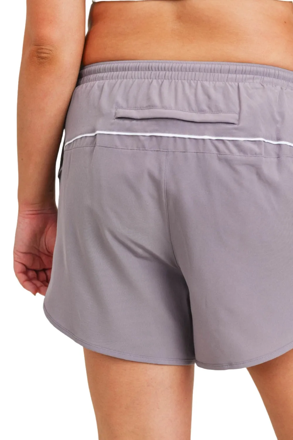 Mono B Striped Detail Active Dolphin Shorts AP2005 and Plus